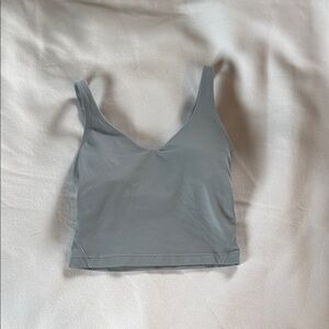 lululemon athletica Gray- blue  Tank Top